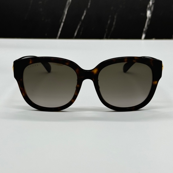 NEW GUCCI GG1409SK 002 HAVANA BROWN ROUND WOMEN GUCCI SUNGLASSES main image 5